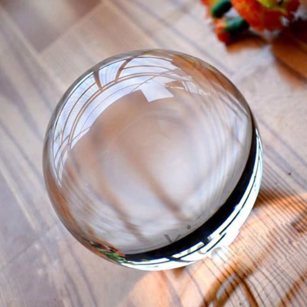 Round Crystal Glass Ball Trans - Lens Ball Crystal 评论和价格